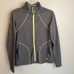 Under Armour women’s medium full-zip gray golf course Jacket